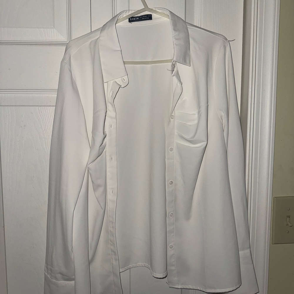 White Button-Up Shirt